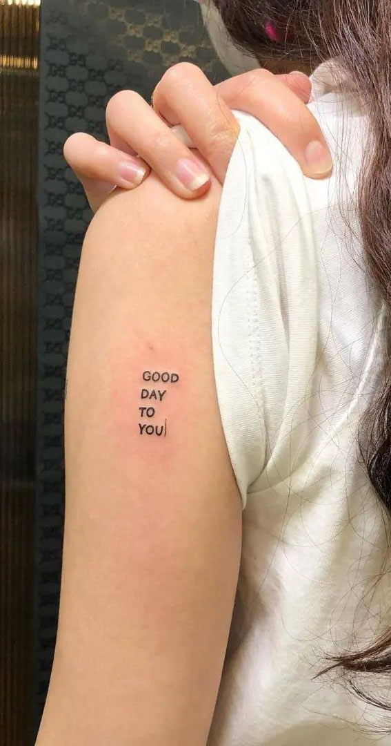 word tattoos