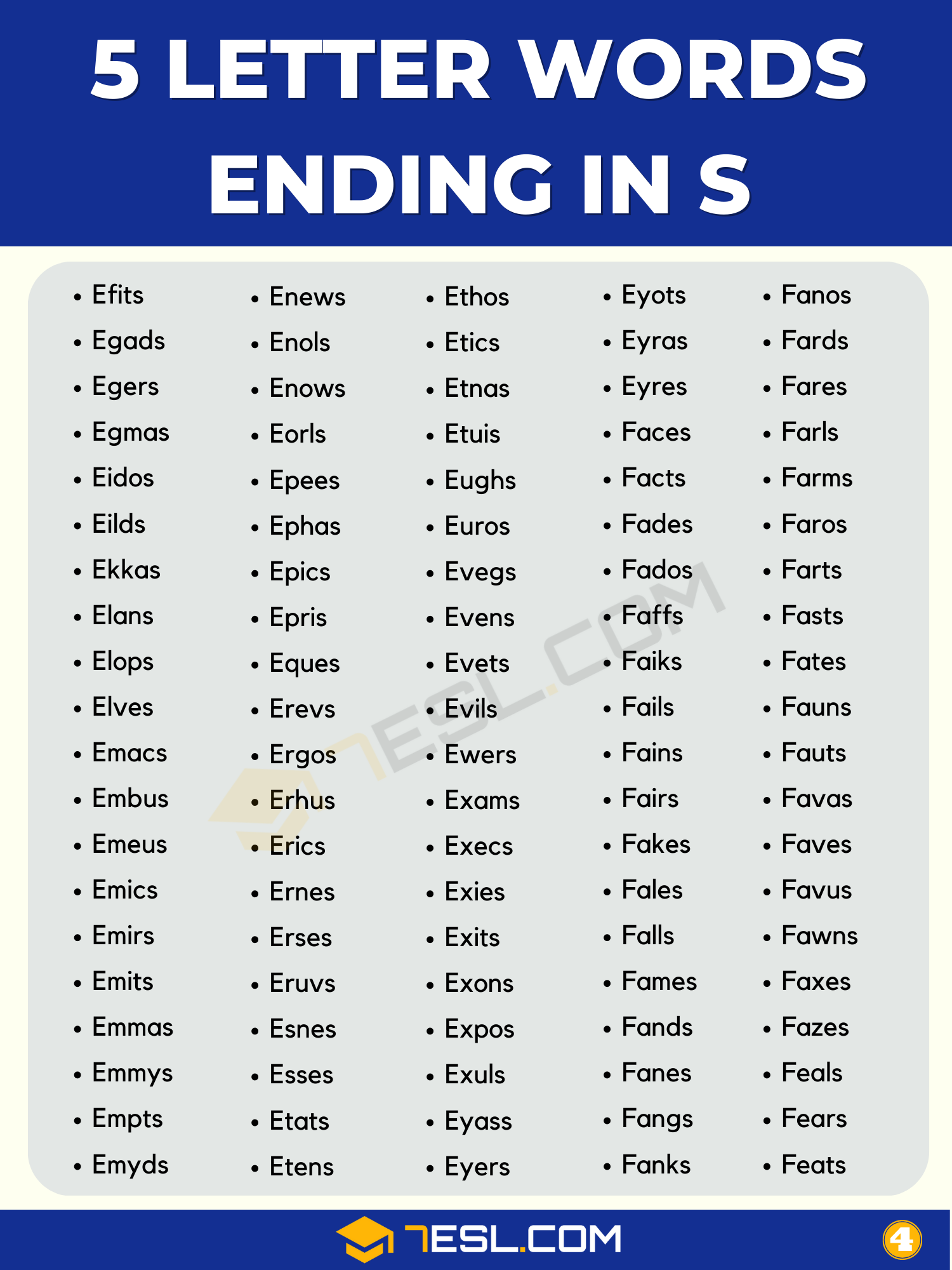 words starting with s and ending with at