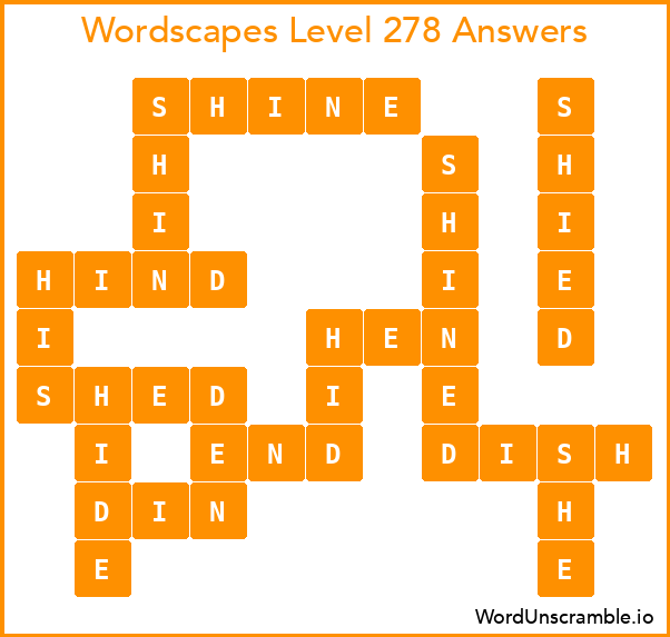 wordscapes puzzle 278