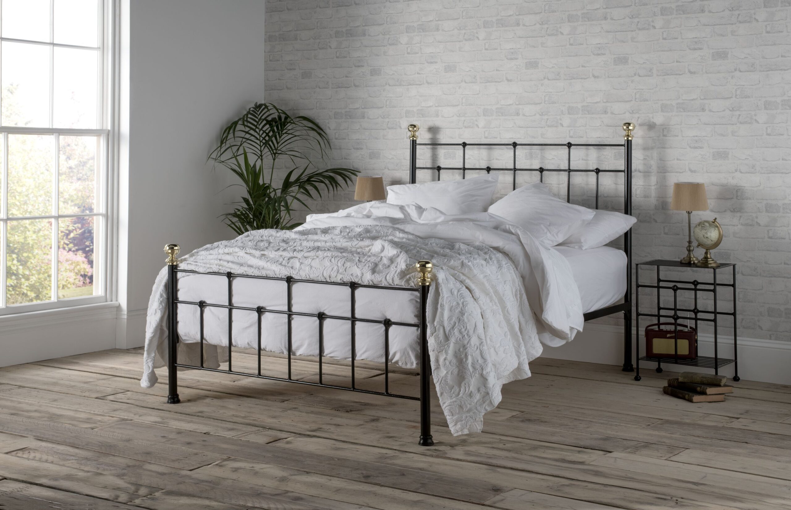 wrought iron and brass bed company