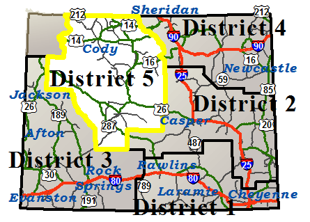 wydot road report map