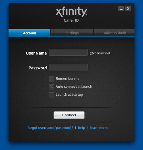 xfinity tv caller id
