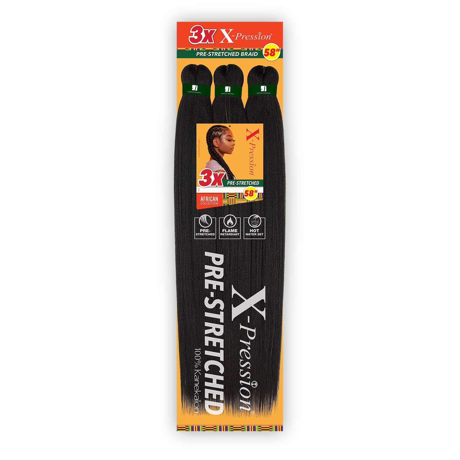 xpressions pre stretched braiding hair