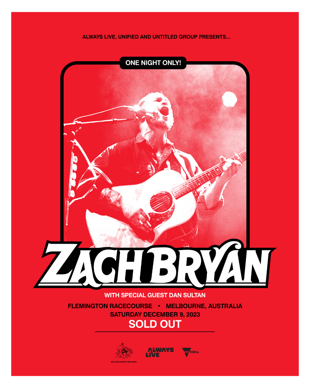 zach bryan tickets melbourne