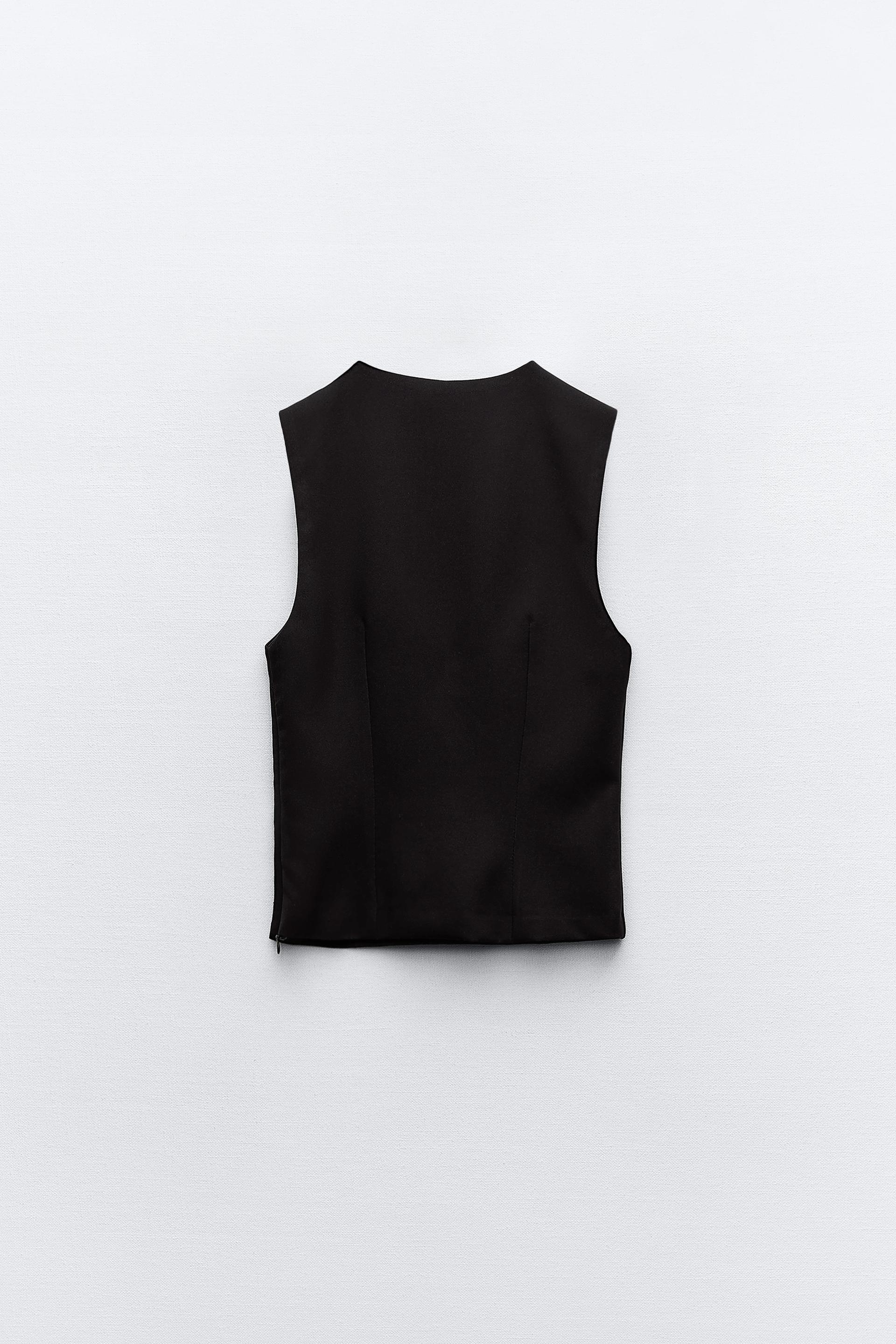 zara black top