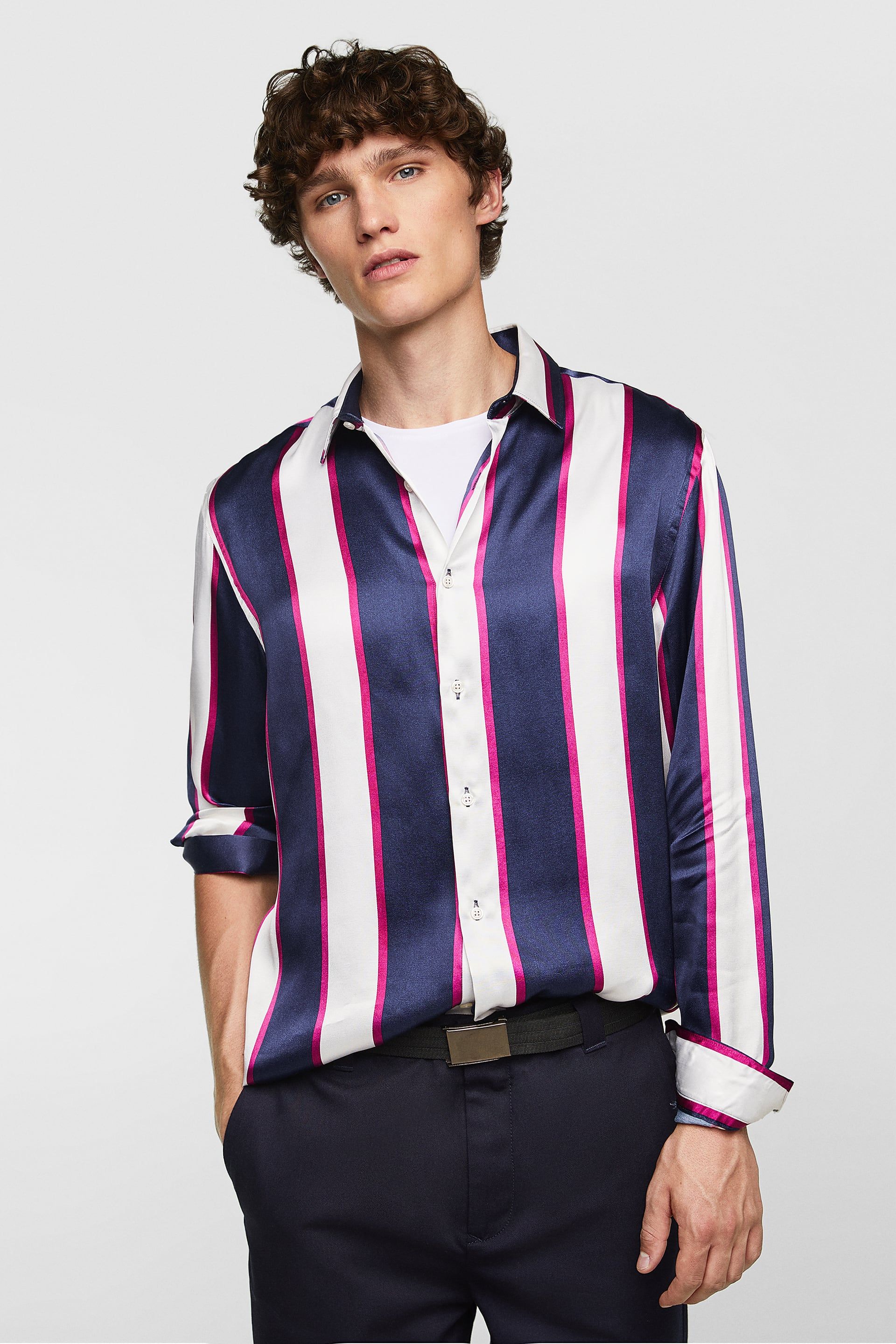 zara silk shirt mens