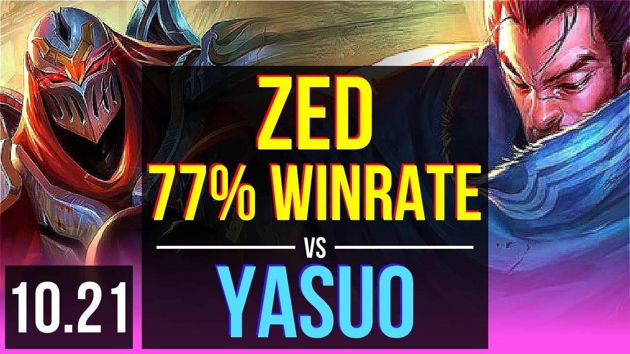 zed vs yasuo mid