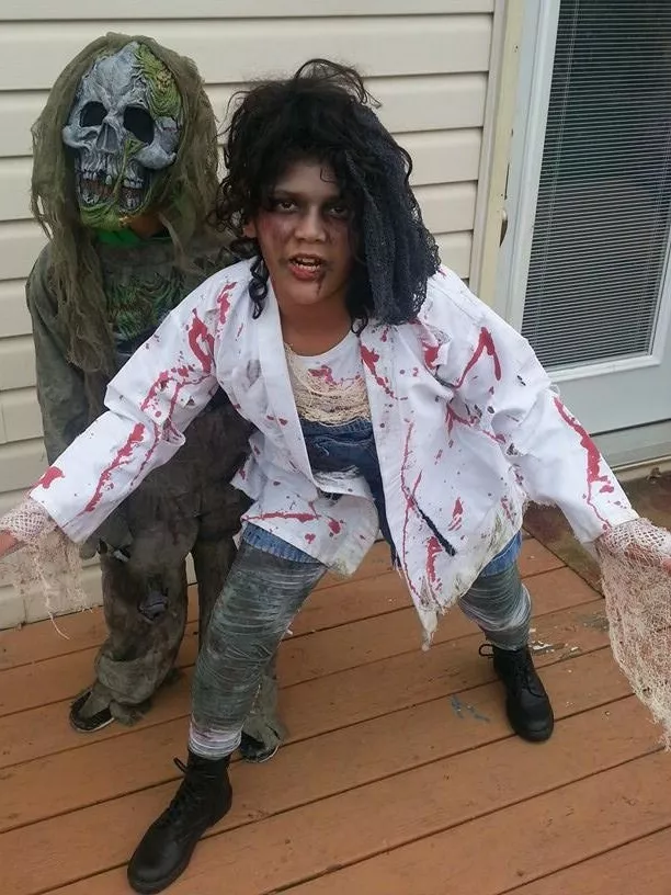 zombie halloween outfit